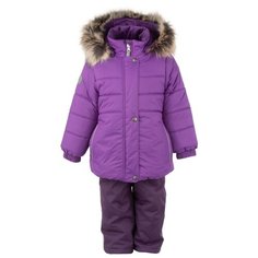 Комплект с полукомбинезоном KERRY размер 92, фиолетовый/темно-фиолетовый