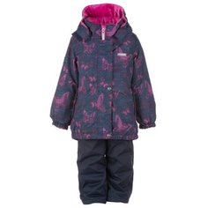 Комплект с брюками KERRY Rivera K20720 C размер 116, 02710 (темно-синий; фуксия)