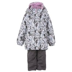 Комплект с полукомбинезоном KERRY размер 92, серый/светло-серый