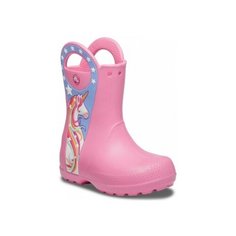 Резиновые сапоги Crocs размер 24(C7), розовый