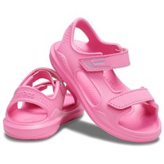 Сандалии Crocs размер 34-35(J3), розовый лимонад