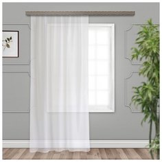 Тюль Witerra лен на ленте 500х275 см белый