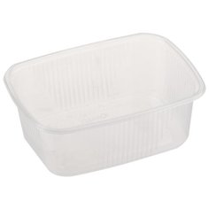 OfficeClean Одноразовые контейнеры без крышки, 200 мл, 108 х 82 мм (100 шт.) прозрачный
