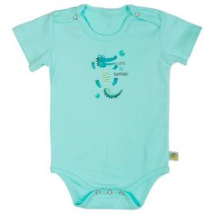 Боди Сонный Гномик размер 74, бирюзовый