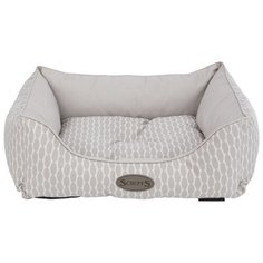 Лежак для собак Scruffs Siesta Taupe с бортиками 60х50х20 см серый