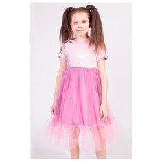 Платье Nota Bene размер 122, розовый