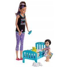 Игровой набор Barbie Skipper Babysitters Inc.Няня Скиппер, кроватка для малышки, GHV88