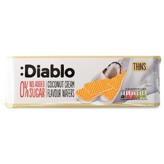 Вафли Diablo с кокосовым кремом без сахара 160 г