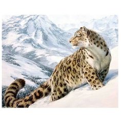 Paintboy Картина по номерам "Снежный барс" 40х50 см (GX7471)