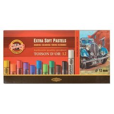 KOH-I-NOOR Пастель сухая Toison dor Extra Soft 12 цветов