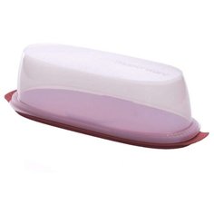 Tupperware Контейнер "Салями" прозрачный/красный