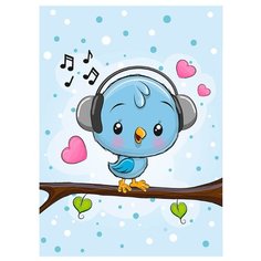 ФРЕЯ Картина по номерам "Утреннее пение" 20х30 см (PKZ-1 №09)