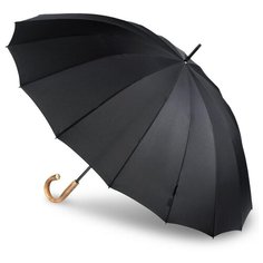 Зонт-трость механика Bugatti Doorman UNI BLACK