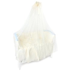 Балдахин Золотой Гусь Кружевной молочный