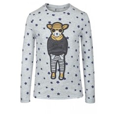 Лонгслив Nota Bene размер 110, серый меланж