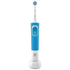 Электрическая зубная щетка Oral-B Vitality 100 3D White, голубой