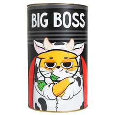 Копилка Зимнее волшебство Big boss XXL металл, 13 × 13 × 20 см черный