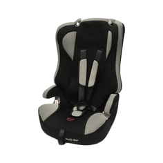 Автокресло группа 1/2/3 (9-36 кг) Мишутка LB 513 RF (без вкладыша), grey dot/black