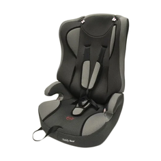 Автокресло группа 1/2/3 (9-36 кг) Мишутка LB 513 RF (без вкладыша), grey dot/black dot