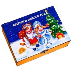 Роза Ветров Шкатулка Бычки 5198910 разноцветный