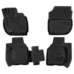 Комплект ковриков ELEMENT ELEMENT3D1843210k 4 шт. черный