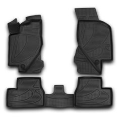 Комплект ковриков ELEMENT F520250E1 4 шт. черный