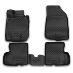 Комплект ковриков ELEMENT CARNIS10057k Nissan Terrano 4 шт. черный