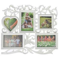 Фоторамка Ladecor 424-038 на 5 фотографий белый
