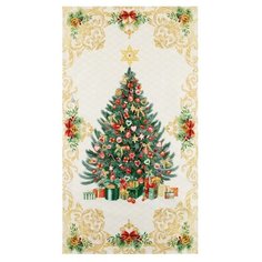 Этель полотенце Golden Christmas (5135265) кухонное 40х73 см зеленый/золотистый