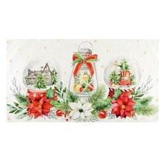 Этель полотенце Christmas red flowers кухонное 40х73 см белый/красный