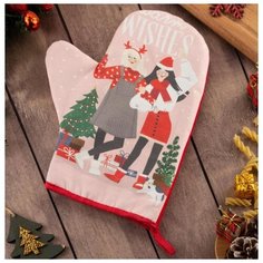 Прихватка Этель Warm Wishes розовый