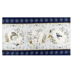 Этель Полотенце Snow animals кухонное 40х73 см голубой