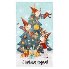 Этель Полотенце С Новым годом! кухонное 40х73 см голубой