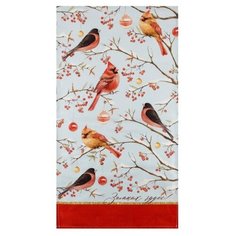 Этель Полотенце Winter birds кухонное 40х73 см голубой