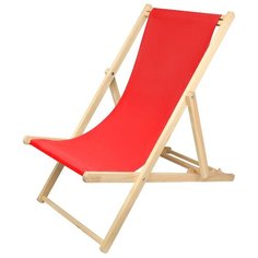 Шезлонг KETT-UP PICNIC ECO, красный