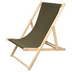 Шезлонг KETT-UP PICNIC ECO, оливковый