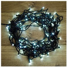 Гирлянда NEON-NIGHT Твинкл Лайт, 100 LED, 1000 см, 100 ламп, белый/зеленый провод