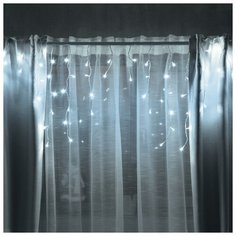 Гирлянда Vegas Бахрома 55112/13/14 (200 х 60 см), 48 ламп, холодный белый/прозрачный провод