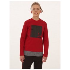 Лонгслив Nota Bene размер 164, красный