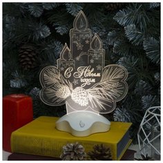 Фигурка Luazon Lighting Свечки 24 см теплый белый