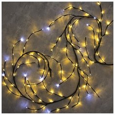 Гирлянда Luazon Ветка 3652323/ 3652326/ 3652327 300 см, 160 ламп, теплый белый/черный провод