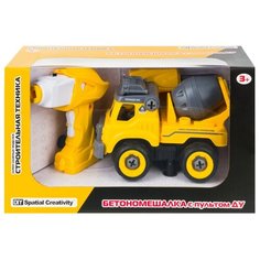 Винтовой конструктор Shantou BHX Toys Строительная техника CJ-1365052 Бетономешалка