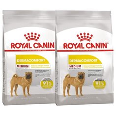 Сухой корм для собак Royal Canin для здоровья кожи и шерсти 2шт. х 10 кг (для средних пород)