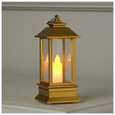 Фигурка Luazon Lighting Фонарь с одной свечой 13 см золото
