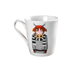 Добрушский фарфоровый завод Кружка Бычок крыска (5066273) 300 мл белый/разноцветный
