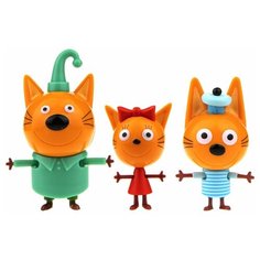Игровой набор 1 TOY Три кота Коржик, Карамелька, Компот Т17171