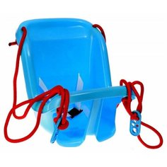 RT Качели большие с барьером безопасности синий