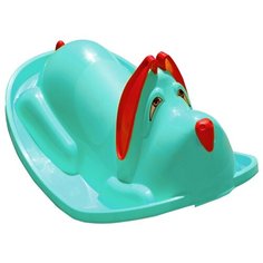 Каталка-качалка RT Собачка С 106 бирюзовый