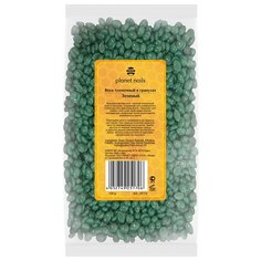 Planet nails Воск горячий пленочный зеленый в гранулах 100 г