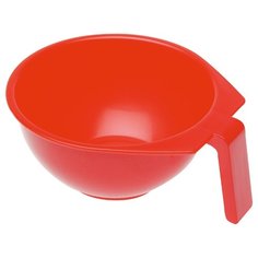 DEWAL Чаша для окрашивания с ручкой T-1212 400 мл красный
